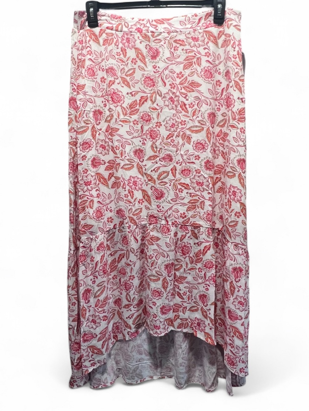 ✨NWT AB Studio Floral Pink Tiered Maxi Skirt - XL